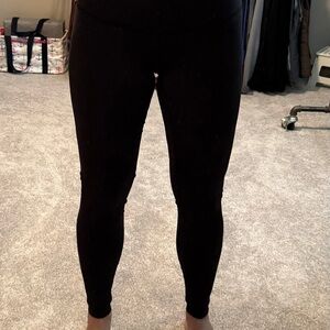 2 Lululemon Black Leggings Size 8